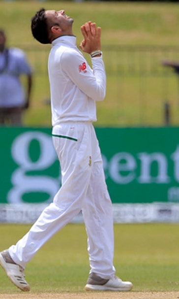 Proteas in trouble after Maharaj heroics